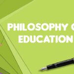 What is philosophy of education